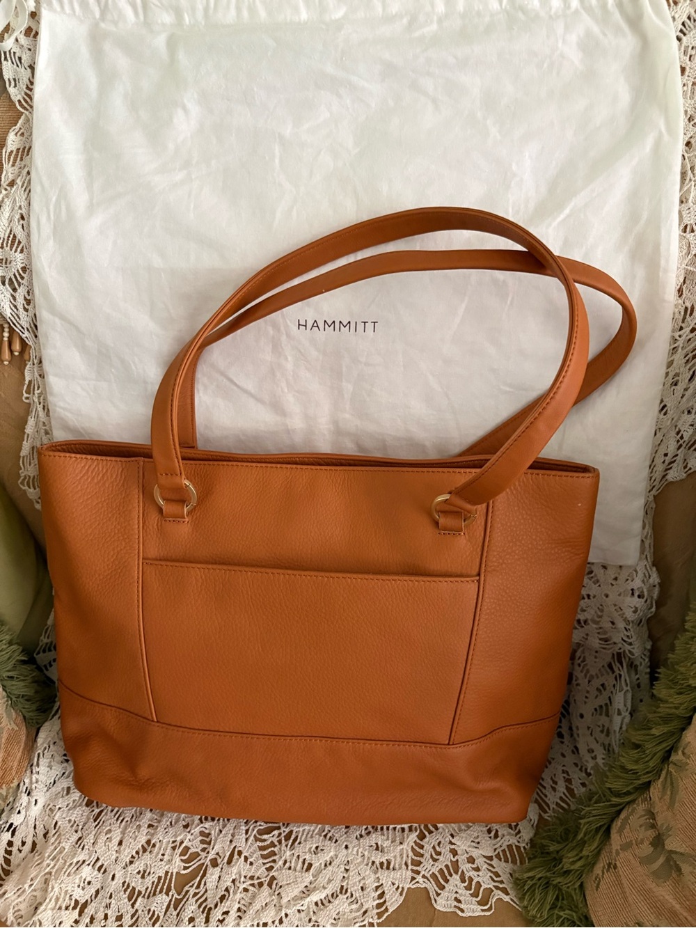 Hammitt Nectar Tan Leather Tote Bag - Everyday Carry - NWOT - Picture 11 of 12